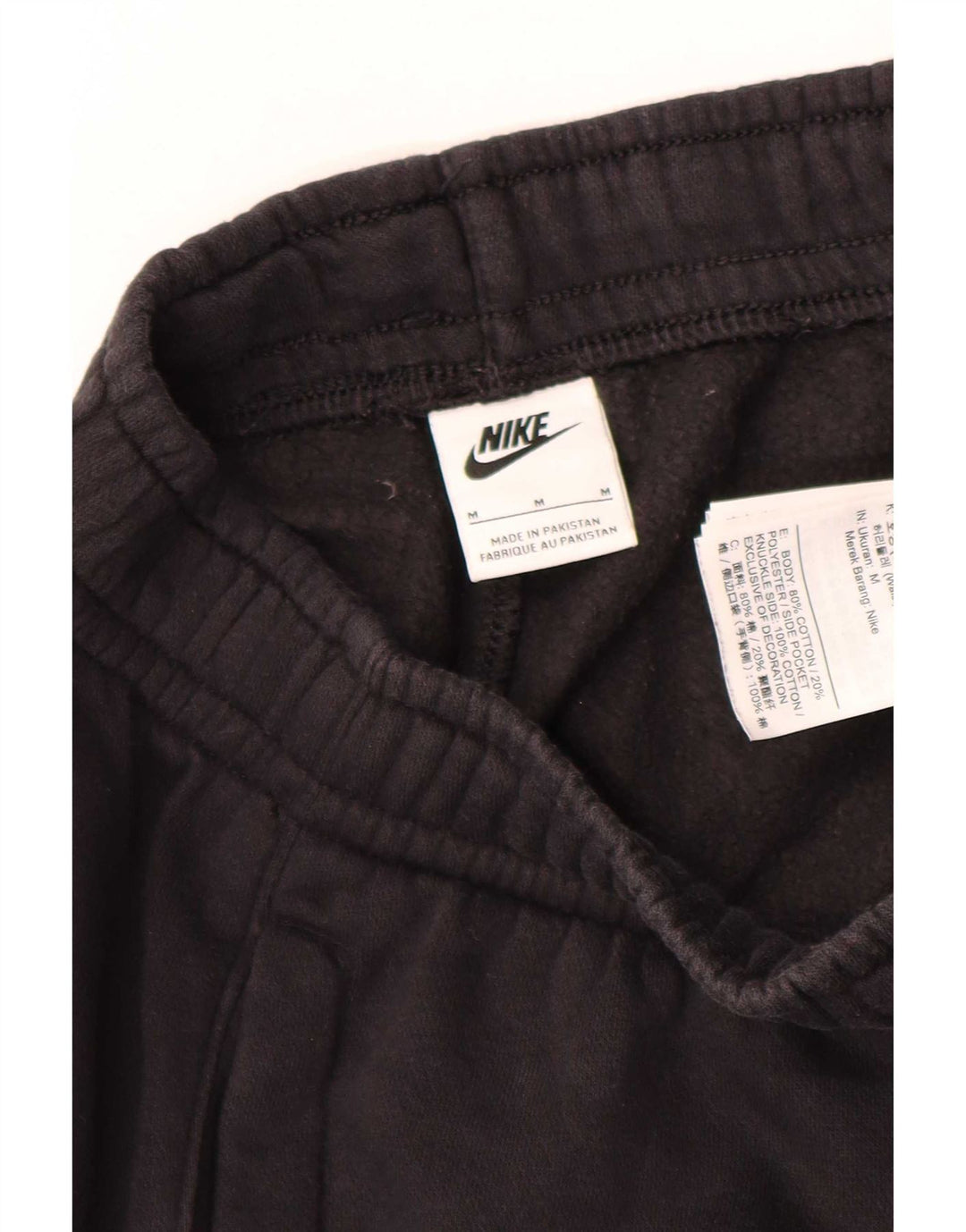 Nike Mens Cargo Graphic Calças de treino Joggers médio preto algodão