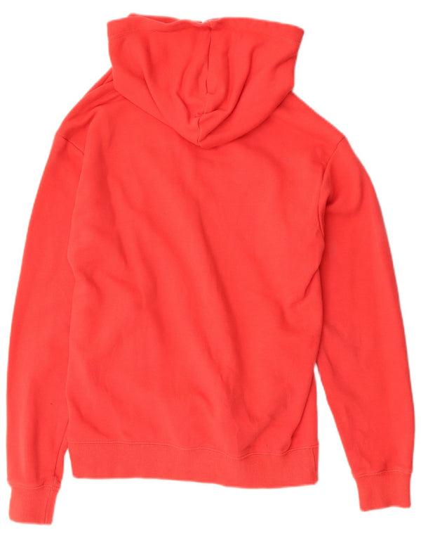 CHAMPION Suéter feminino com capuz gráfico UK 6 XS algodão vermelho