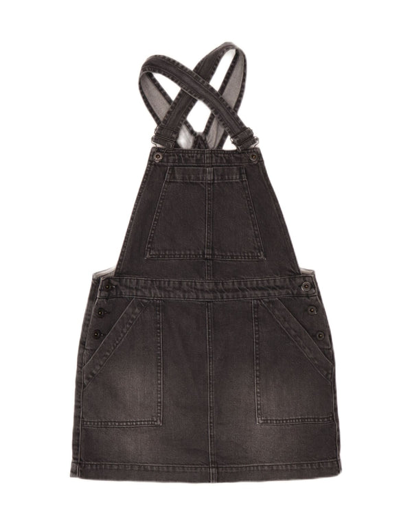 Macacão jeans feminino Jack Wills UK 12 médio W32 algodão cinza