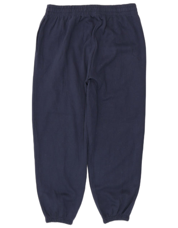 Calça de treino feminina PUMA Joggers UK 18 XL azul marinho algodão