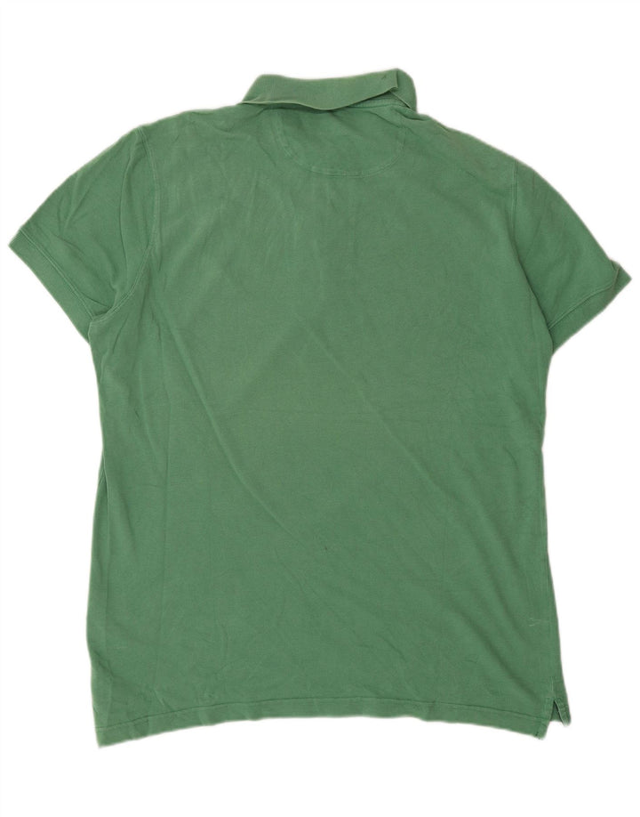 Camisa polo masculina Massimo Dutti verde médio