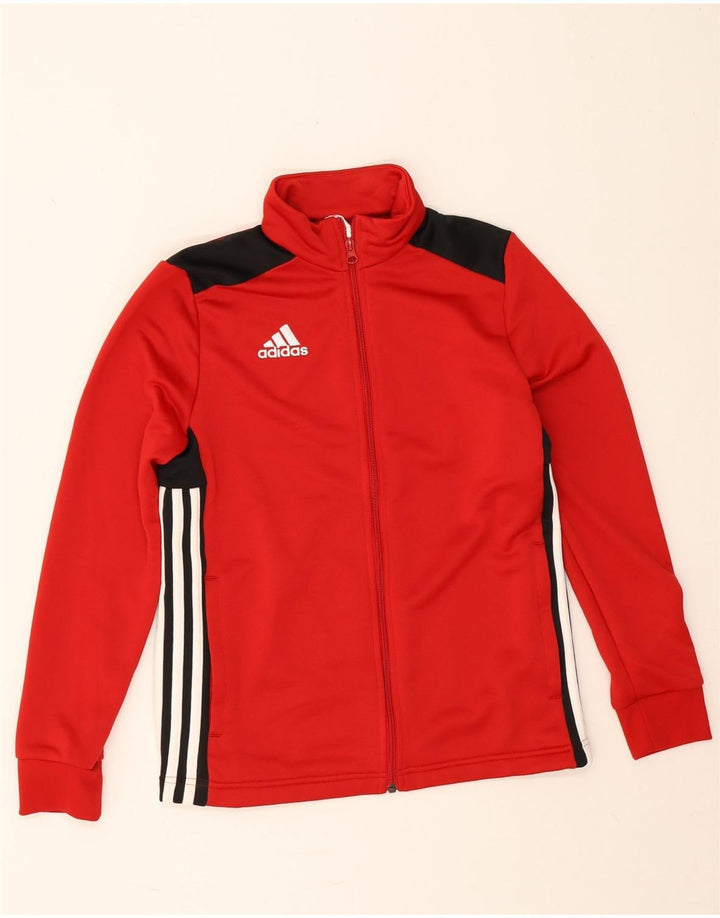 Jaqueta Adidas Meninos Treino Top 13-14 Anos Vermelho Colorblock Poliéster
