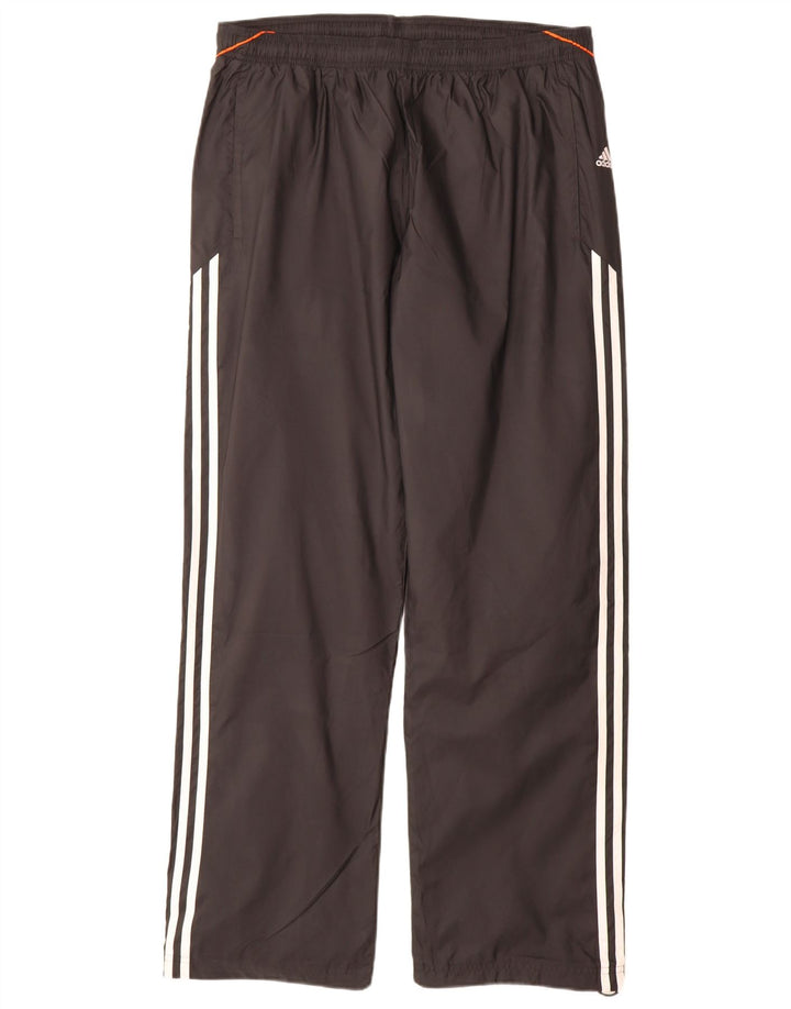 Calça de treino masculina Adidas grande poliéster preto