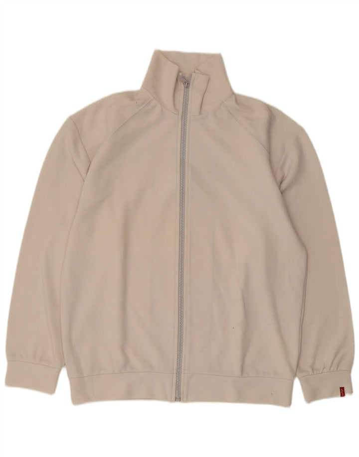 Jaqueta masculina de agasalho Levi's de algodão branco médio