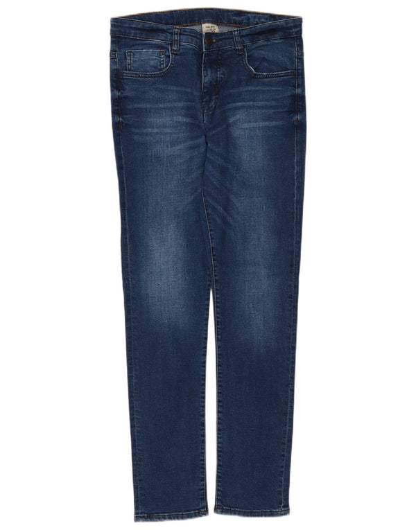Zara Boys Jeans Slim 13-14 Anos W28 L29 Azul Algodão