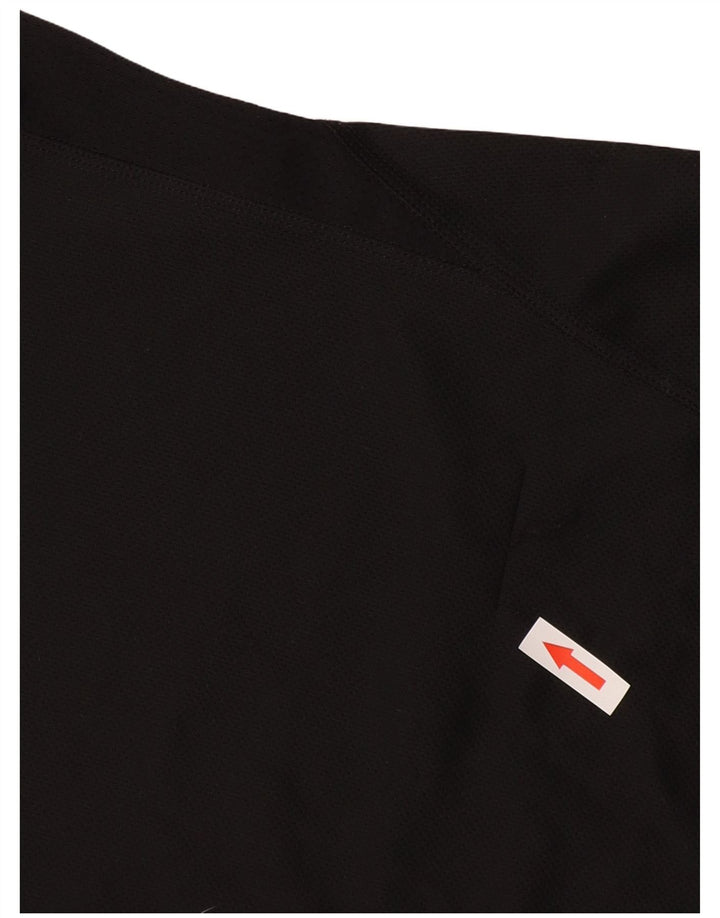 Adidas Feminino Climacool Top Manga Longa Reino Unido 16 Grande Poliéster Preto