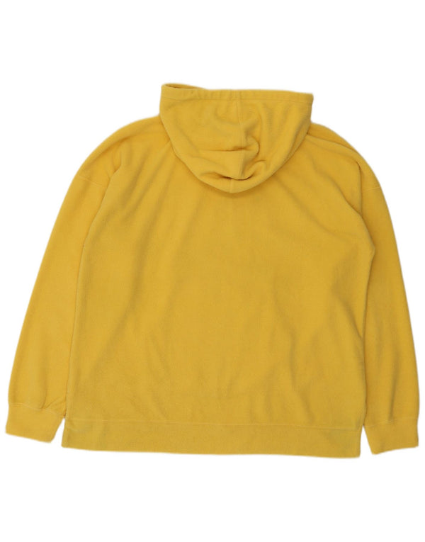 Jumper masculino de lã com capuz gráfico Champion grande amarelo
