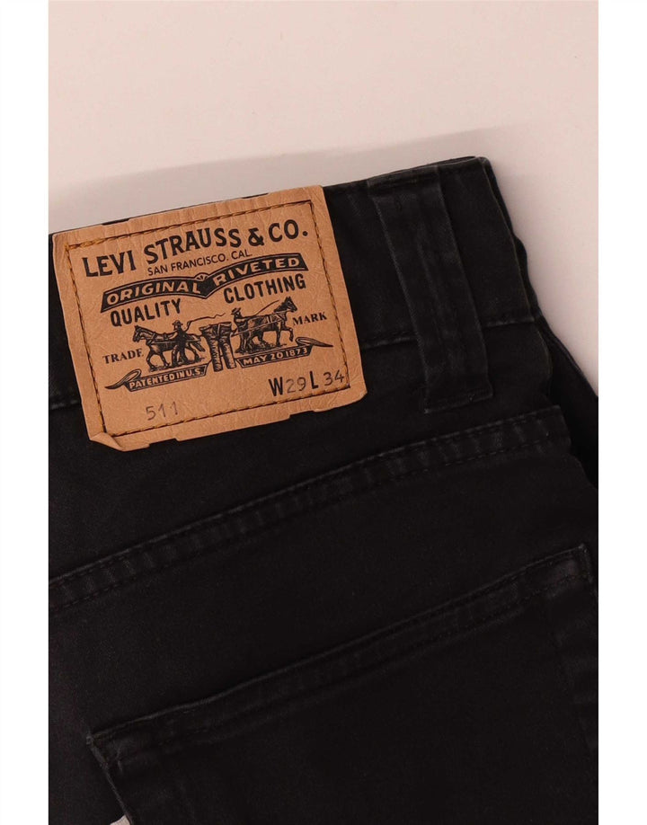 Calça Levi's Masculina 511 Slim Casual W29 L26 Preta