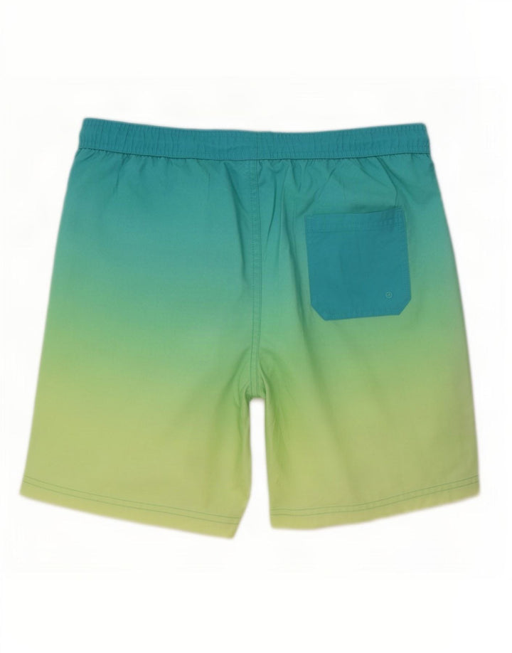 Shorts de natação para meninos Marks & Spencer 14-15 anos azul tie-dye poliéster