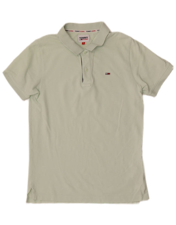 Camisa polo masculina Tommy Hilfiger algodão verde médio
