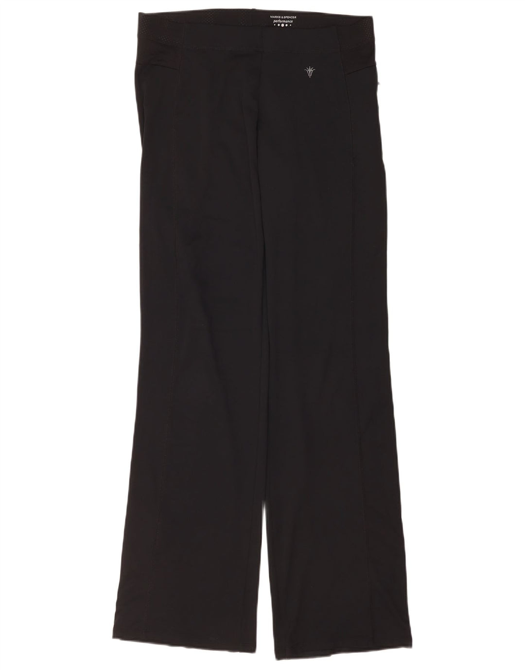 Calça de treino feminina Marks & Spencer UK 12 médio preto