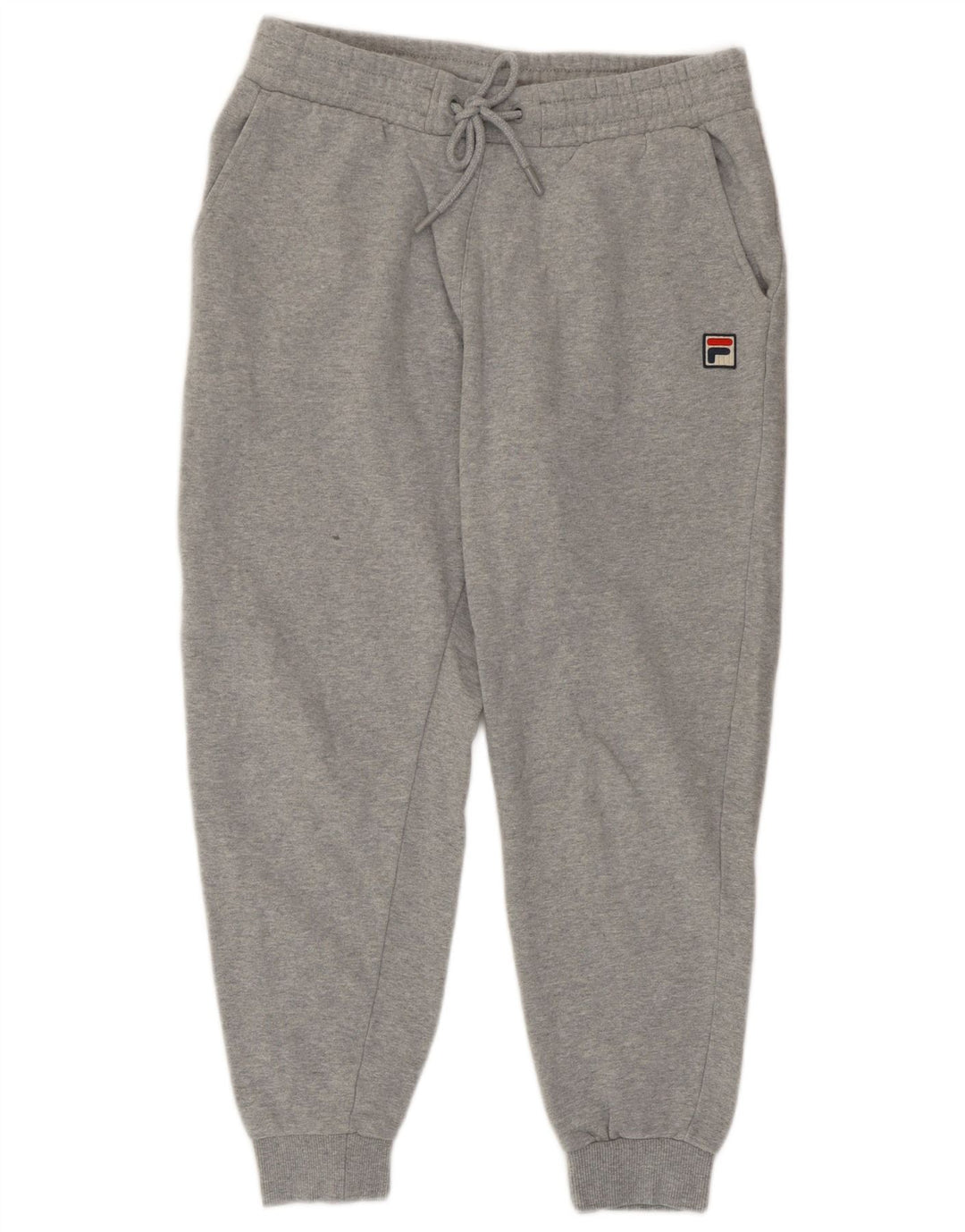Calça de treino masculina Fila joggers pequeno algodão cinza