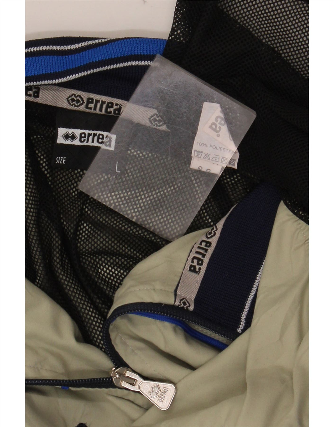 ERREA Jaqueta masculina de agasalho gráfico grande verde colorido em poliéster