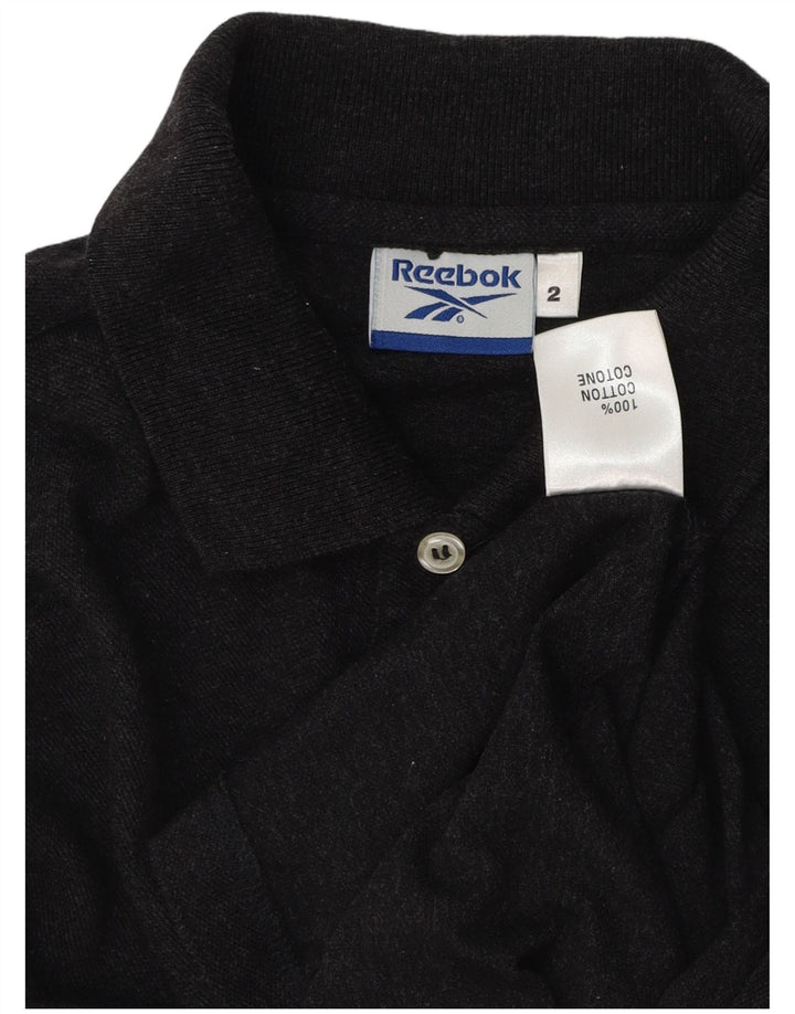 Camisa polo masculina REEBOK algodão cinza médio