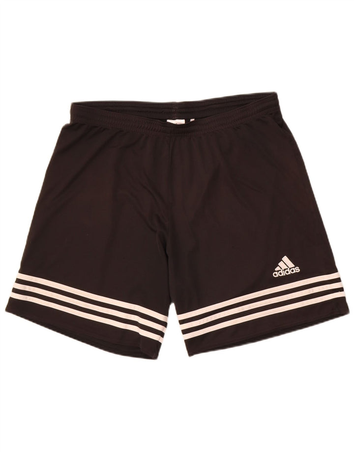 Adidas Mens Climalite Sport Shorts Grande Poliéster Preto