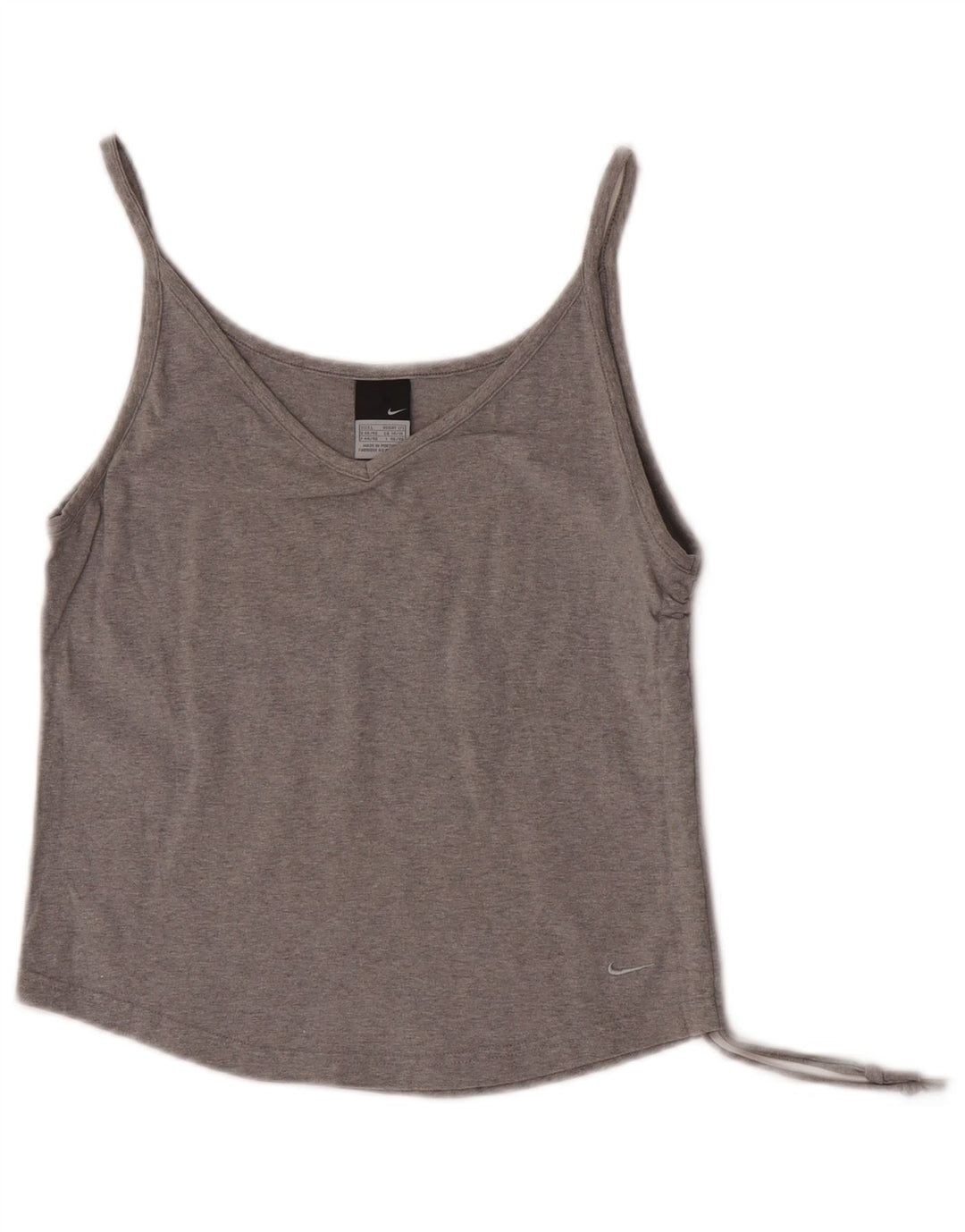 Top Nike Feminino Crop Cami UK 14/16 Grande Cinza