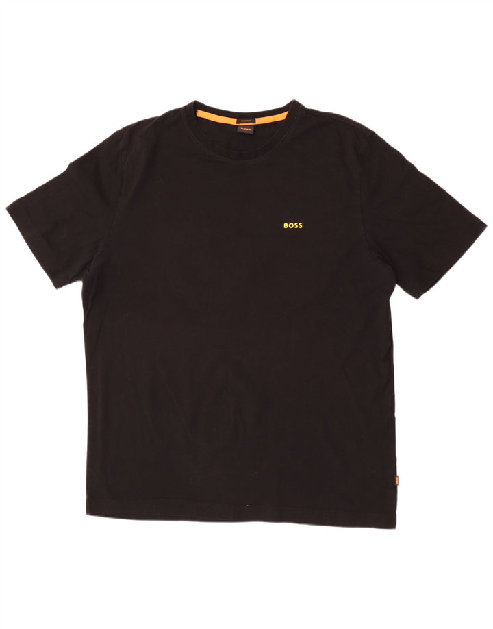 Camiseta gráfica masculina Hugo Boss Top 2XL preta