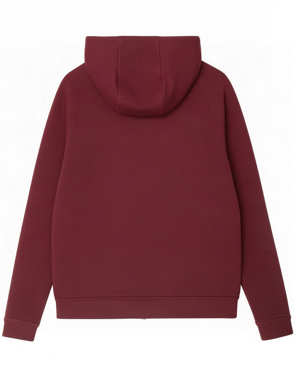Suéter Nike feminino com capuz e zíper grande UK 6 XS Borgonha algodão