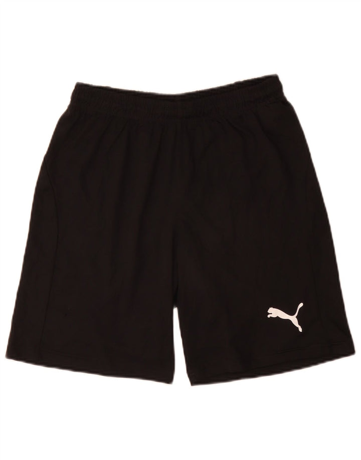Shorts esportivos masculinos Puma XS poliéster preto