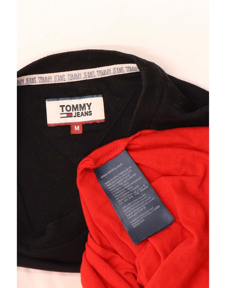 Tommy Hilfiger Camiseta masculina gráfica Top médio multicolorido Colourblock
