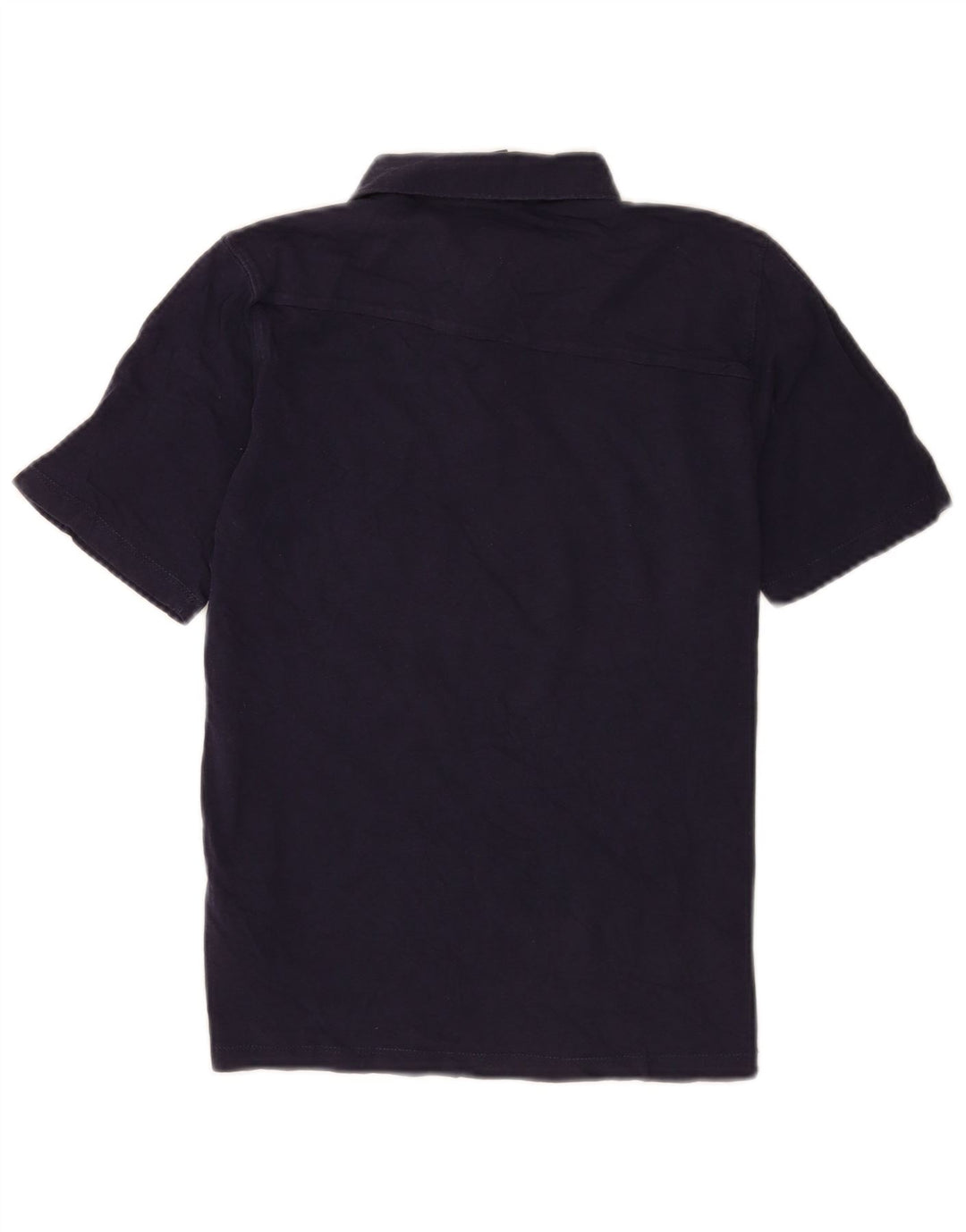 Camisa polo masculina Volcom 13-14 anos grande algodão azul marinho