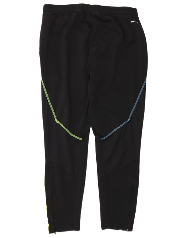 Adidas Mens Arsenal Slim Fit Calças de treino Joggers Grande Preto