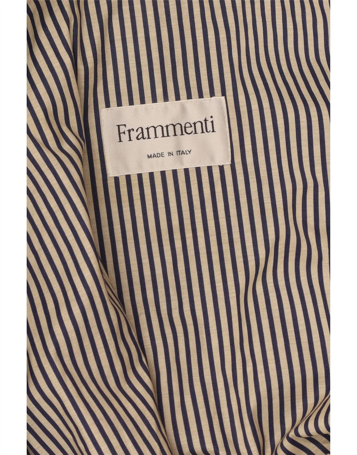 Sobretudo oversized feminino Framménti UK 18 XL azul marinho
