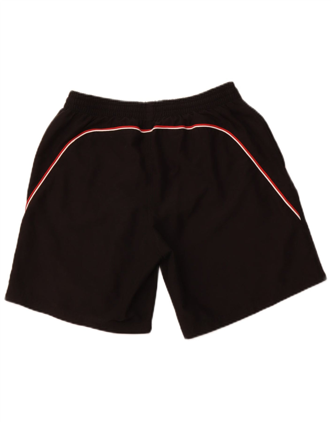 Shorts esportivos masculinos KAPPA poliéster preto médio