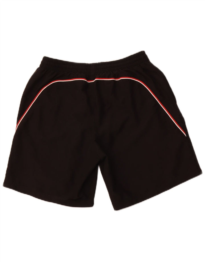 Shorts esportivos masculinos KAPPA poliéster preto médio
