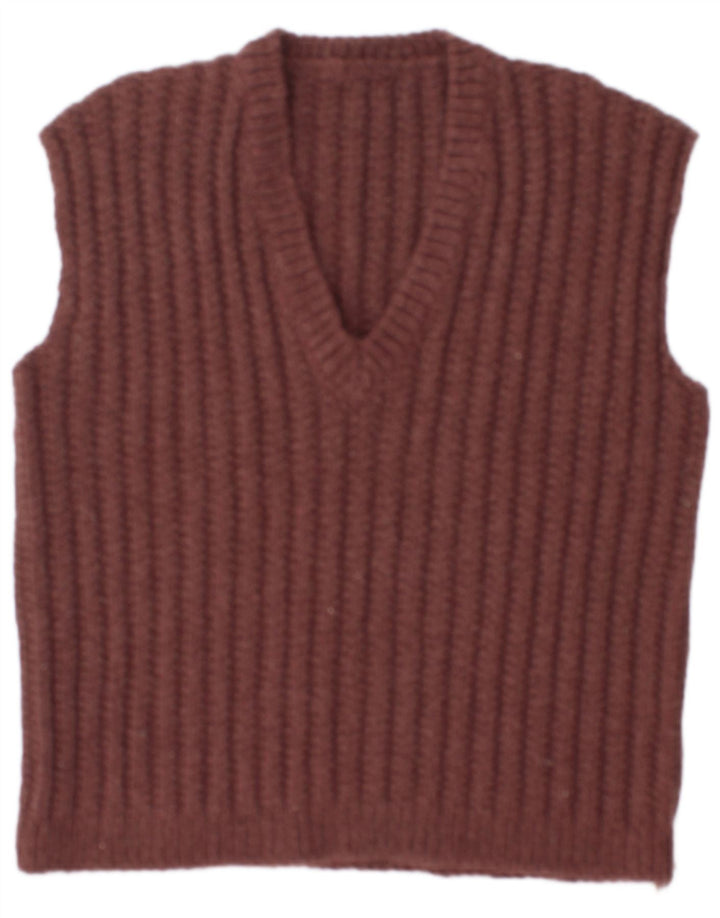 Regata masculina vintage com colete grande marrom