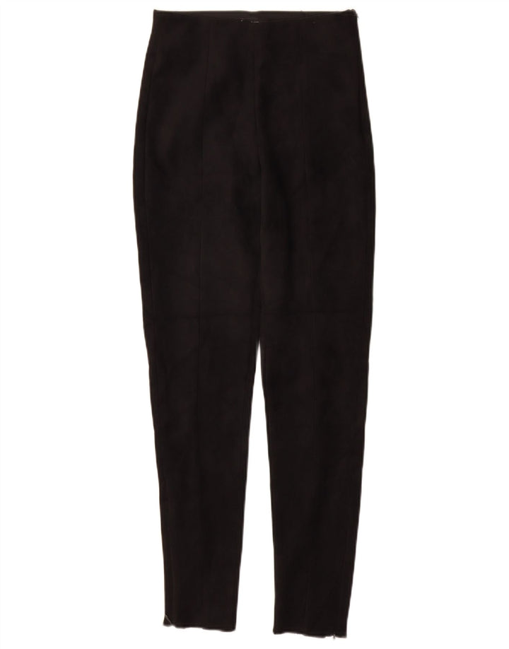 Calça feminina skinny casual ZARA XS W24 L27 preta