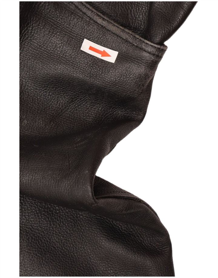 Calça masculina de couro Heros By Held W32 L30 couro preto