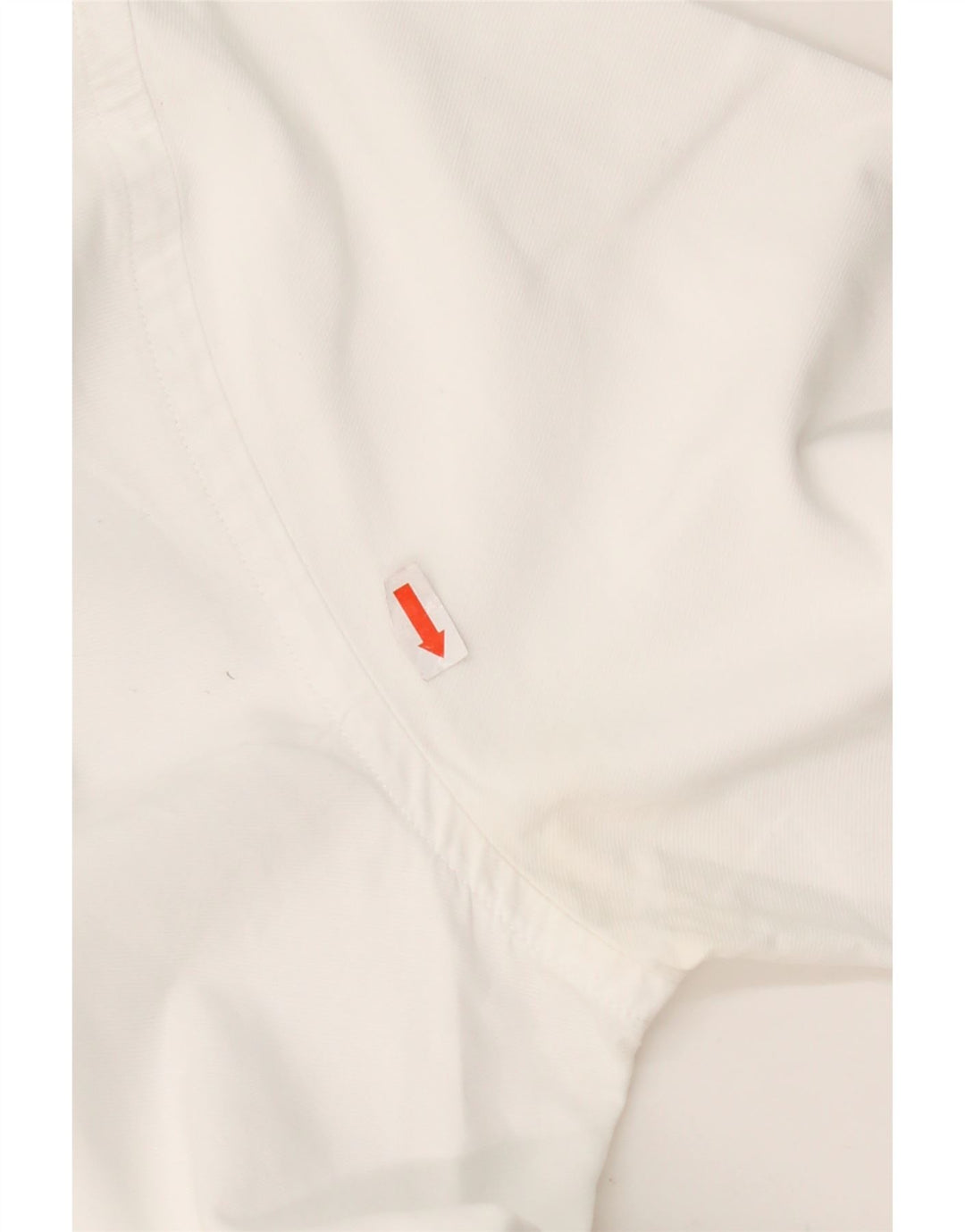 Camisa masculina ZARA Slim Fit médio algodão branco