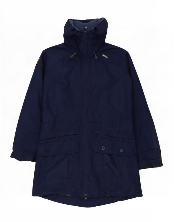 Jaqueta Parka Feminina Paramo com Capuz Oversized UK 14 Médio Azul Marinho