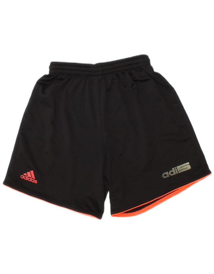 Shorts esportivos Adidas meninos 7-8 anos preto poliéster