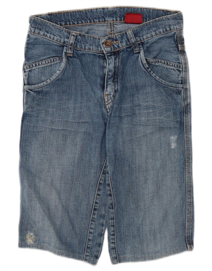 Shorts jeans cargo desgastados para meninos Levi's 9-10 anos W24 azul