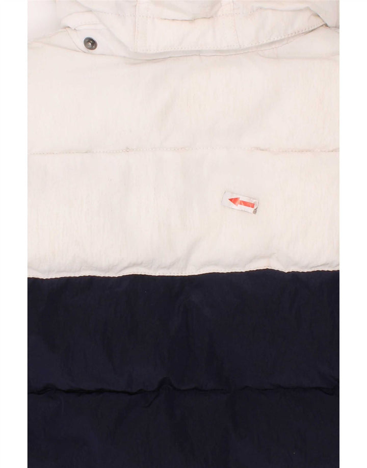 Tommy Hilfiger Jaqueta acolchoada masculina 3-4 anos Colorblock multicolorido