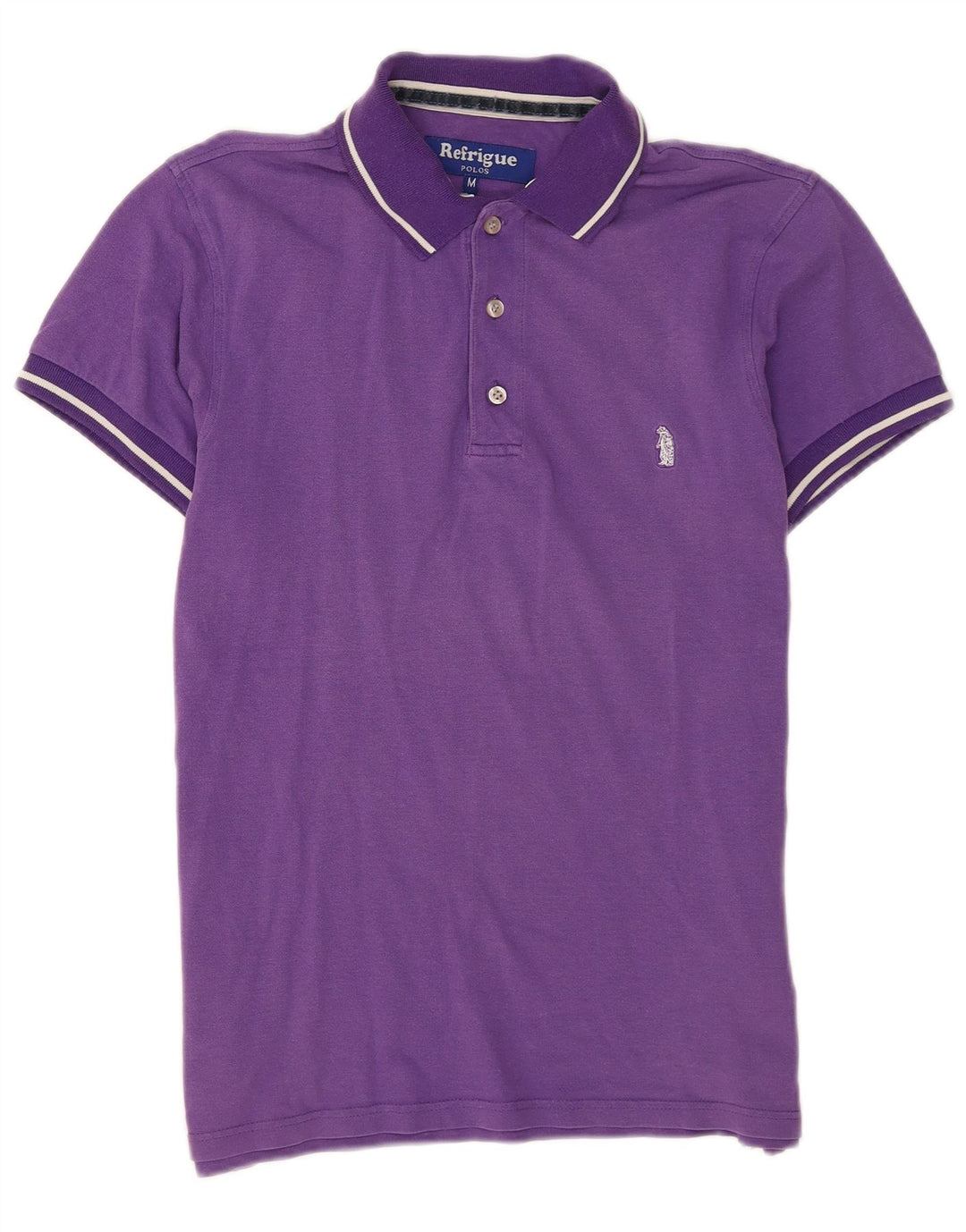 Camisa polo masculina Refrigue médio algodão roxo