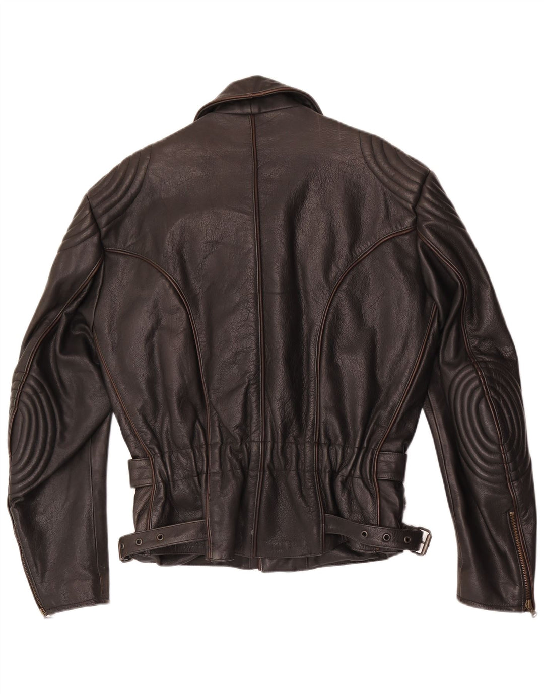 Jaqueta masculina de couro estilo motociclista Richa EU 52 XL marrom