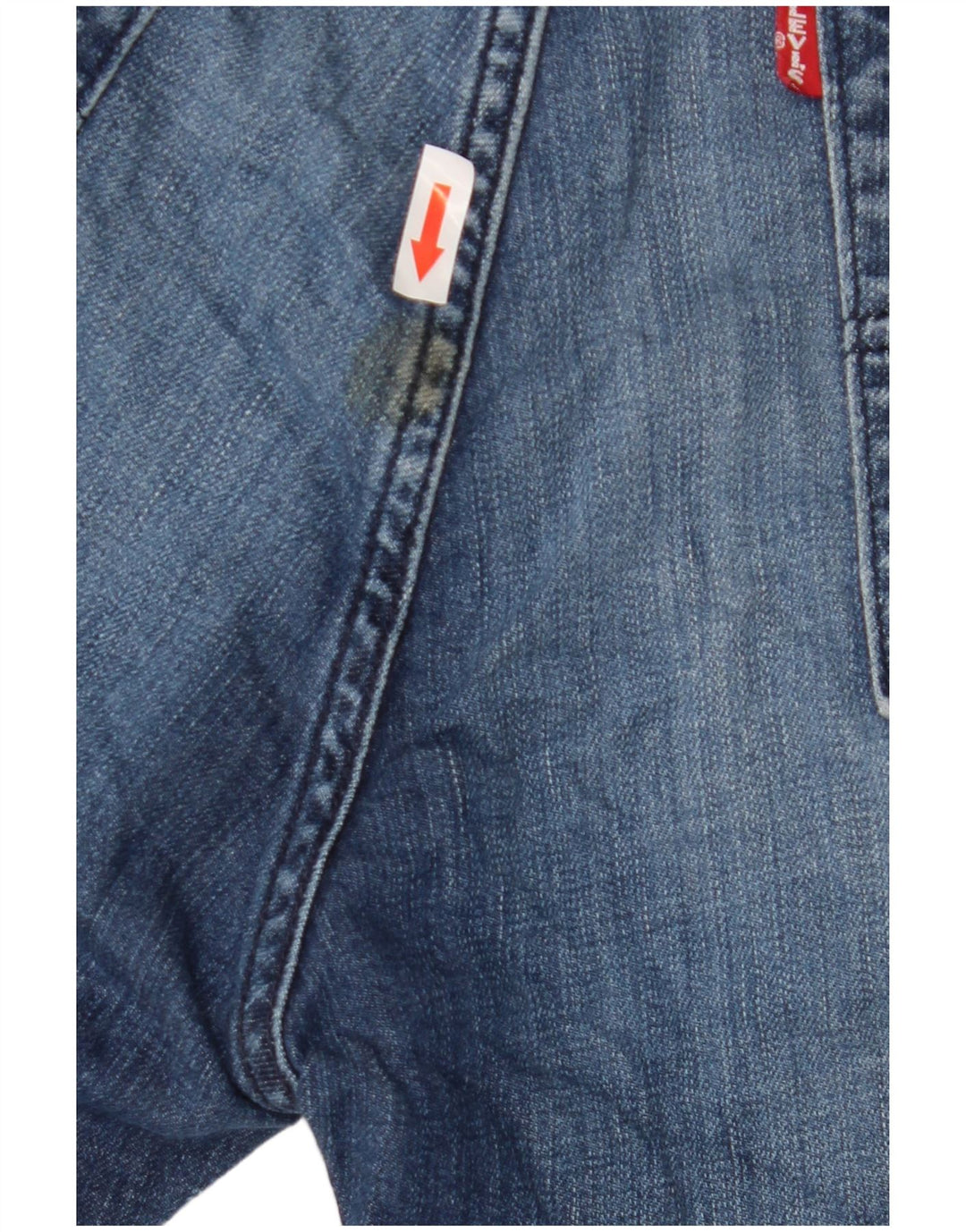 Shorts jeans masculino 527 da Levi's W36 grande azul