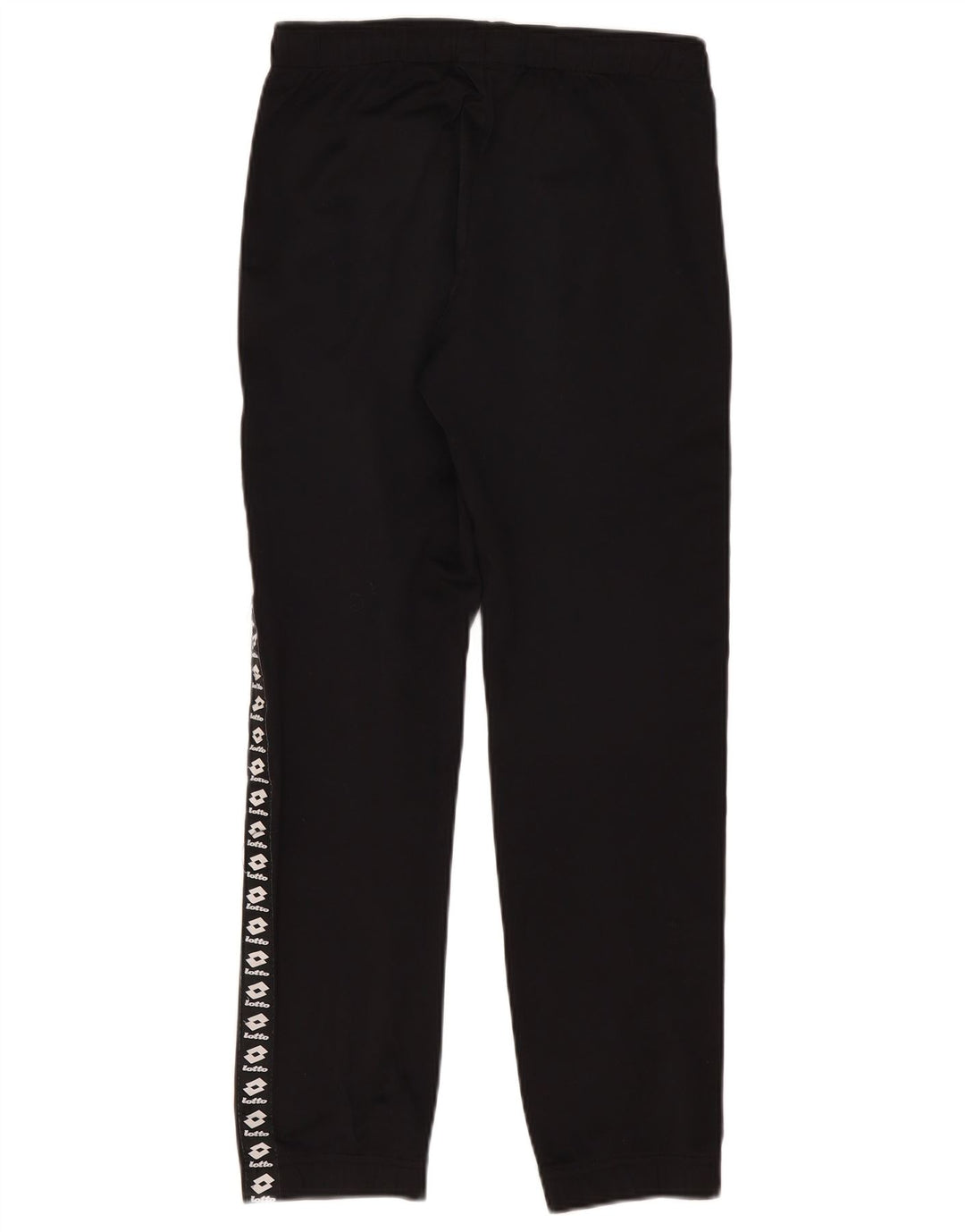 Calça de treino feminina Lotto com estampa gráfica UK 14 grande poliéster preto
