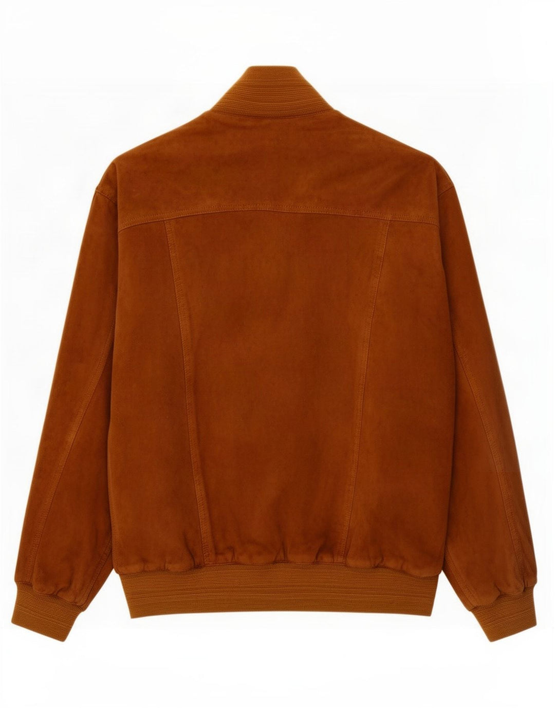Jaqueta bomber masculina vintage de camurça IT 50 grande marrom