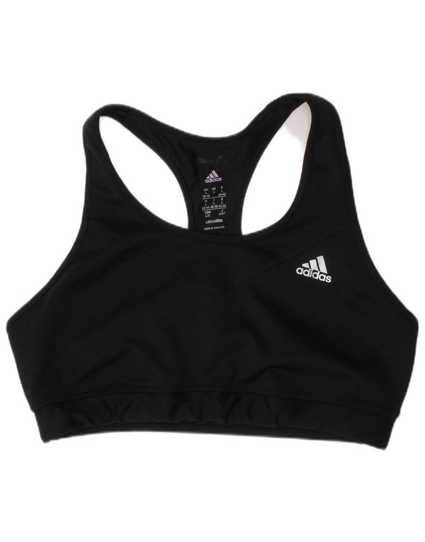 Adidas Womens Climacool Sport Bra Top UK 16/18 Grande Preto Esportes
