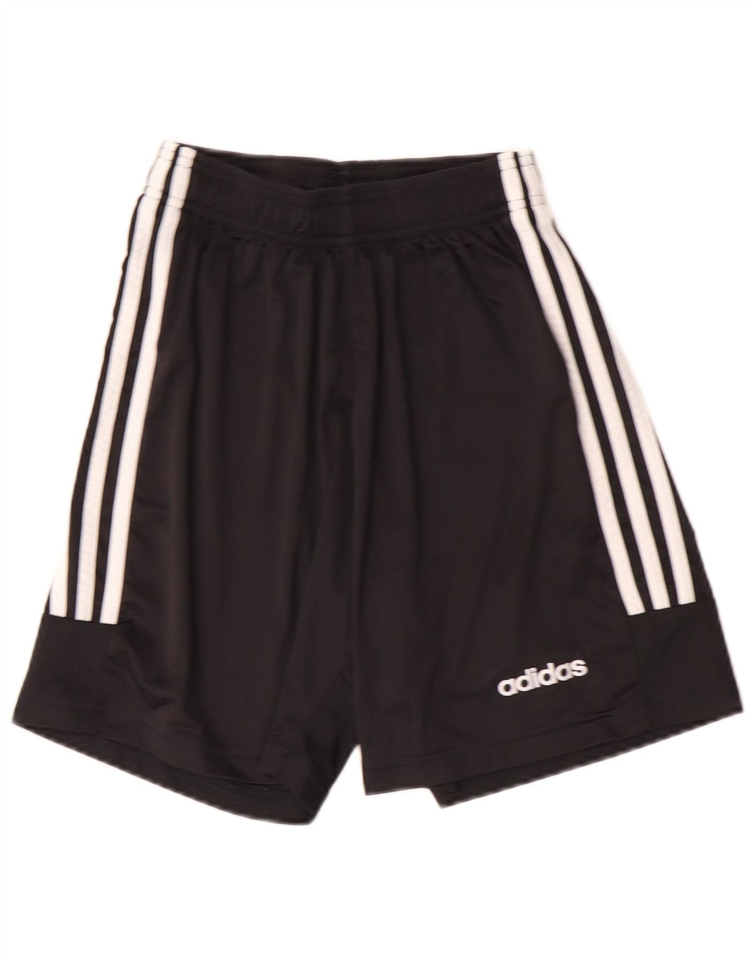 Shorts esportivos masculinos ADIDAS pequenos esportivos pretos de poliéster