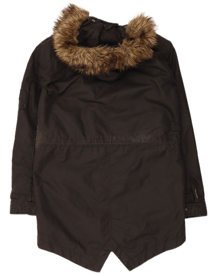 Jaqueta Parka Masculina Superdry com Capuz UK 38 Médio Caqui