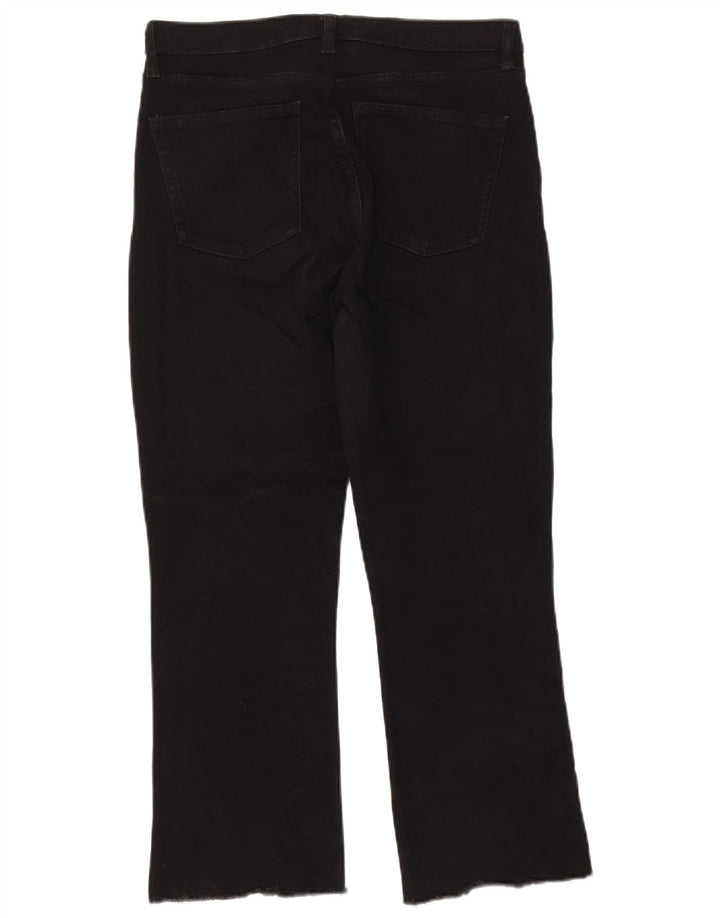 Calça jeans feminina cintura alta Zara EU 40 médio W30 L26 preto