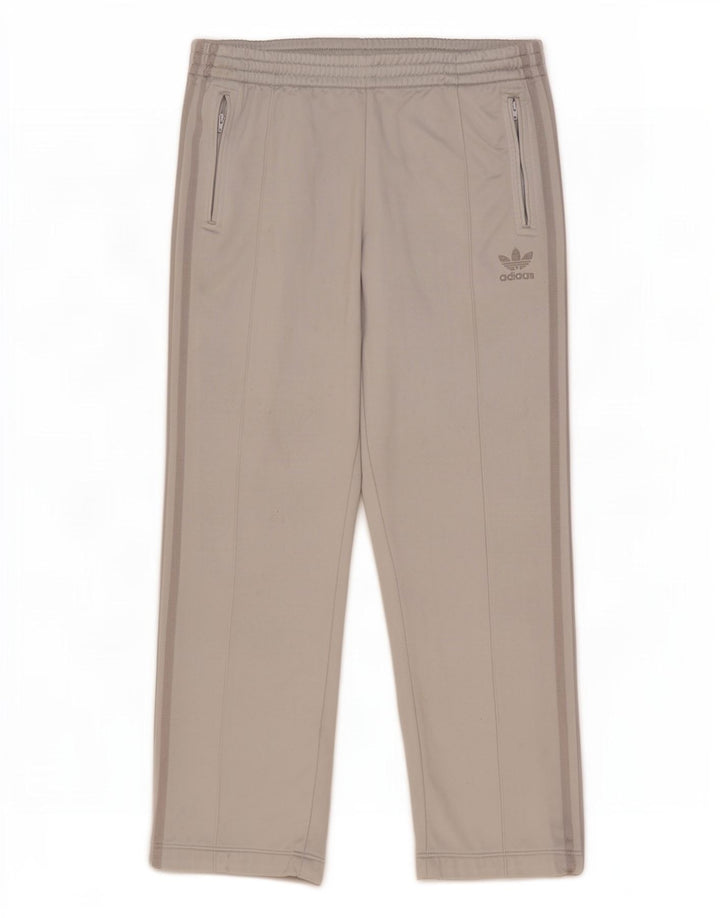 Calça de treino feminina Adidas EU 46 grande cinza poliéster
