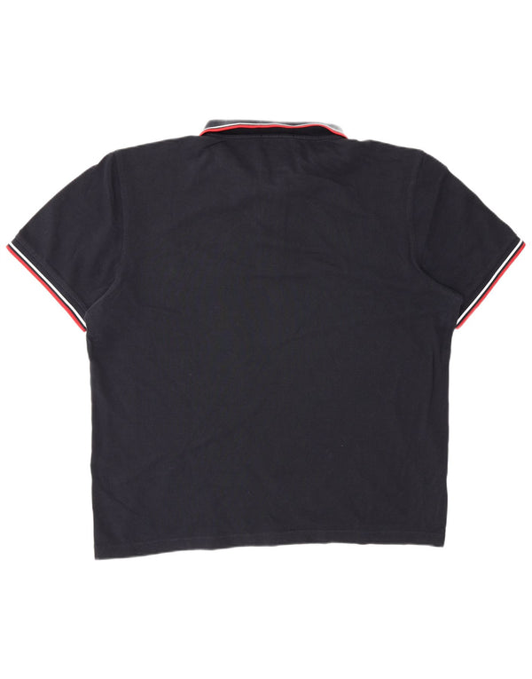 Camisa polo masculina Fred Perry 2XL algodão azul marinho