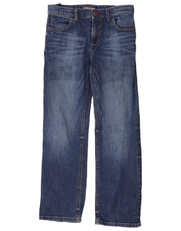 TOMMY HILFIGER Meninos Jeans retos 11-12 anos W28 L26 Azul Algodão
