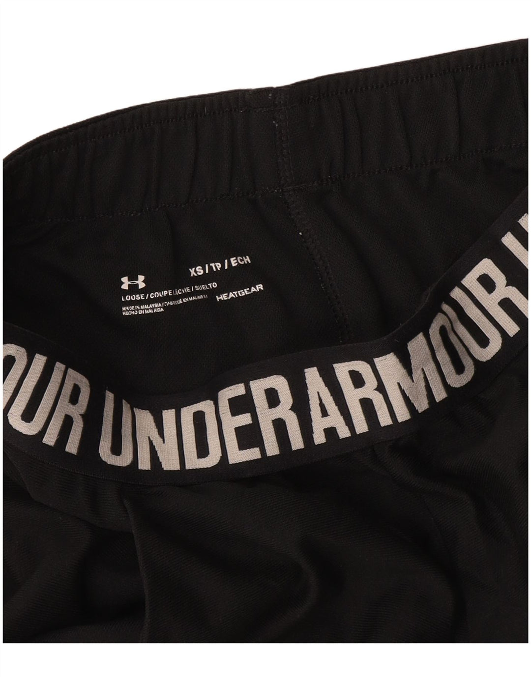 UNDER ARMOUR Calções esportivos femininos Heat Gear Graphic UK 4 XS preto